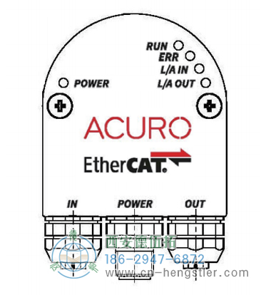 AC58-EtherCAT光电绝对值编码器电气连接-总线罩壳 德国hengstler(亨士乐)编码器