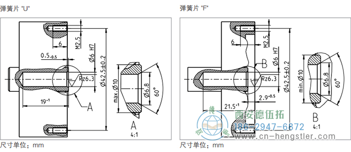 AD34电机反馈系统光电绝对值编码器外形及安装尺寸(安装附件) 德国hengstler(亨士乐)编码器