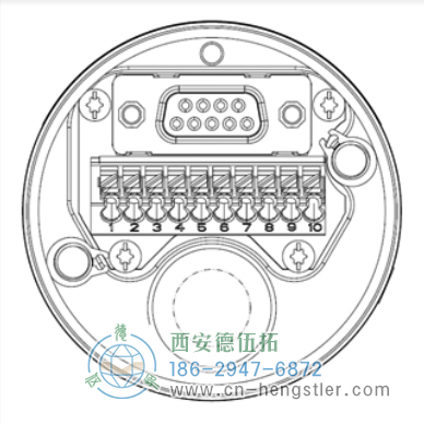 AX65-SSI防爆磁性绝对值编码器电气连接SSI- 德国hengstler(亨士乐)编码器