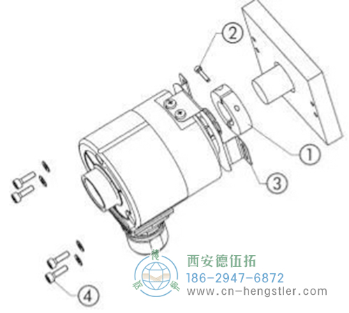 盲孔空心轴编码器的安装方法