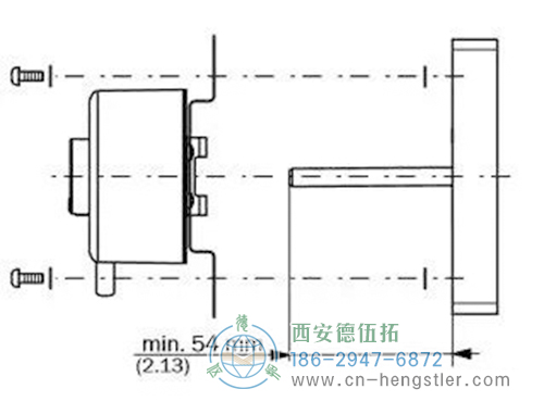 通孔空心轴编码器的安装方法 通孔空心轴编码器的安装方法
