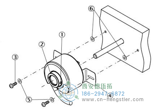 通孔空心轴编码器的安装方法 通孔空心轴编码器的安装方法