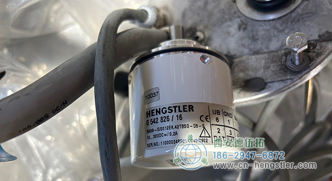 图为亨士乐已经停产的RA58系列编码器应用照片